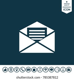 Email symbol icon