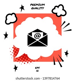 Email symbol icon. Element for your design