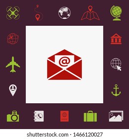 Email symbol icon. Graphic elements for your design