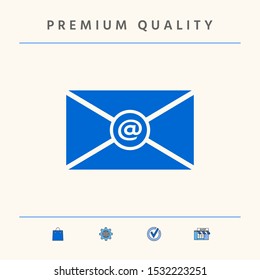 Email symbol icon. Graphic elements for your design