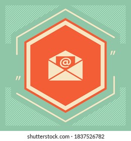 Icono de símbolo de correo electrónico. Elementos gráficos para su diseño
