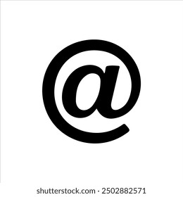 Email symbol icon silhouette vector illustration design on white background.