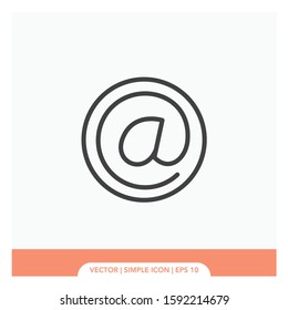 Email symbol Icon Vector Illustration