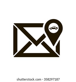   email symbol isolated icon, vector 