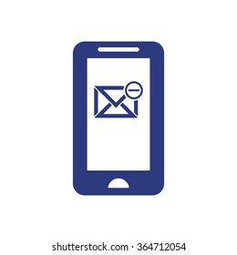  email symbol isolated icon, vector illustration. Flat design  