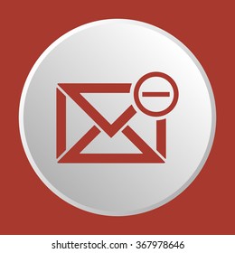   email symbol isolated icon, vector illustration. Flat design  