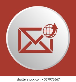   email symbol isolated icon, vector illustration. Flat design  