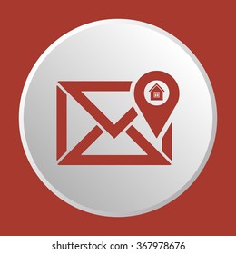   email symbol isolated icon, vector illustration. Flat design  