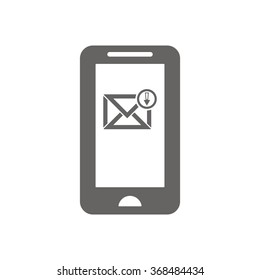   email symbol isolated icon, vector illustration. Flat design style.