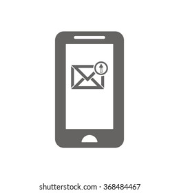  email symbol isolated icon, vector illustration. Flat design style.