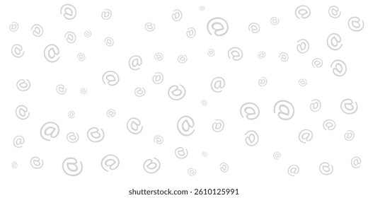 e-mail at symbol Seamless Pattern. Ornament can be used for Gift wrapping paper, pattern fills, web page background,surface textures and fabrics.