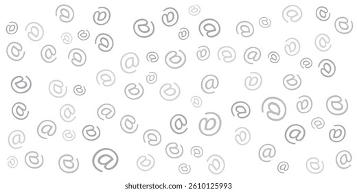 e-mail at symbol Seamless Pattern. Ornament can be used for Gift wrapping paper, pattern fills, web page background,surface textures and fabrics.