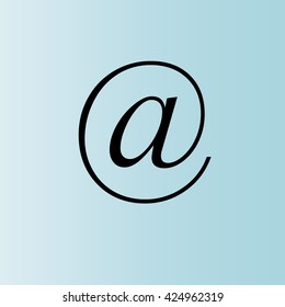 Email symbol - vector icon