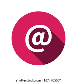 Email symbol. Vector icon, flat design