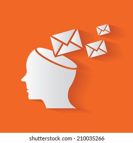 Email symbol,clean vector