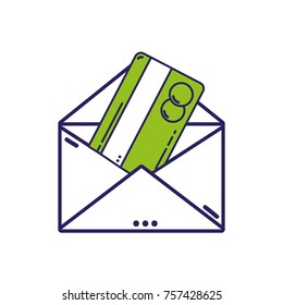 e-mail text message with credit card inside