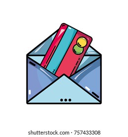 e-mail text message with credit card inside