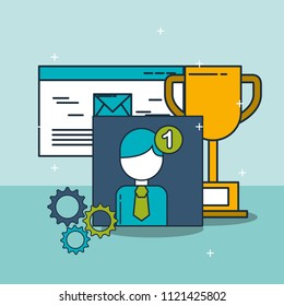 email trophy notification digital marketing