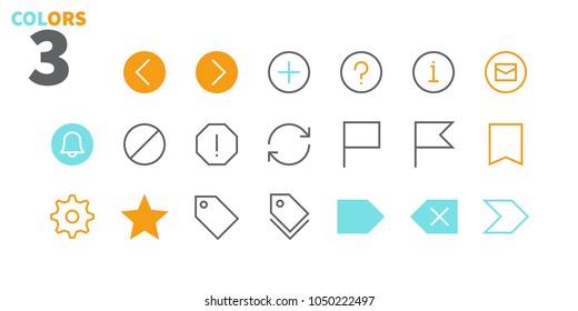 Email UI Pixel Perfecto Iconos de línea delgada de Vector bien diseñados 48x48 Listo para cuadrícula de 24x24 para gráficos de Web y App con trazo editable. Pictograma mínimo simple Parte 3-5