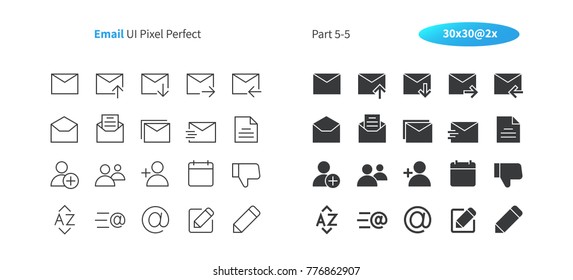Email UI Pixel Perfect Well-crafted Vector Thin Line And Solid Icons 30 2x Grid for Web Graphics and Apps. Simple Minimal Pictogram Part 5-5