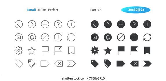 Email UI Pixel Perfect Well-crafted Vector Thin Line And Solid Icons 30 2x Grid for Web Graphics and Apps. Simple Minimal Pictogram Part 3-5