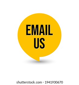 E-Mail-Kontakt-Sprachsymbol Design-Vektorgrafik