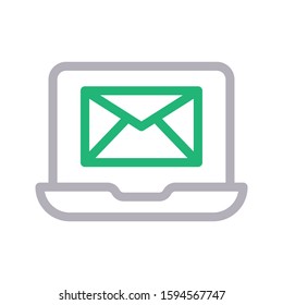 email vector color line icon 