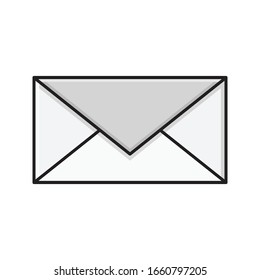 email vector flat color icon 