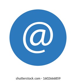 email vector glyph color icon 