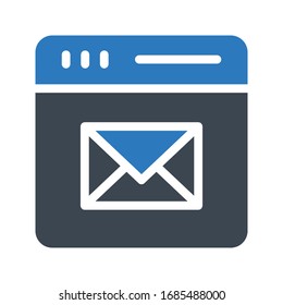 E-Mail-Vektorillustration-Symbol 
