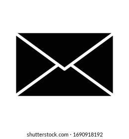 email vector glyph flat icon 