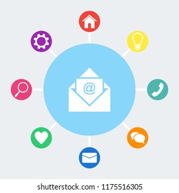 Email vector icon.