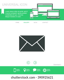 Email vector icon.
