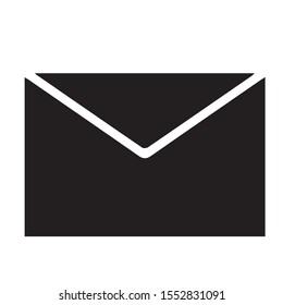  Email vector icon black color