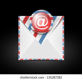 Email vector icon / button design