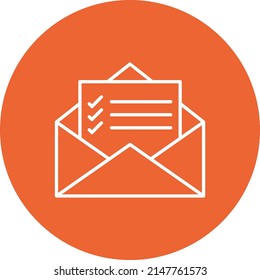 Icono de vector de correo electrónico. Se puede usar para imprimir, móviles y aplicaciones web.