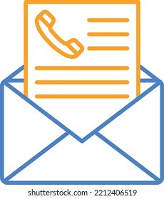 Icono de vector de correo electrónico. Se puede usar para imprimir, móviles y aplicaciones web.