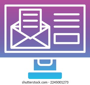 Email vector icon. Can be used for printing, mobile and web applications.