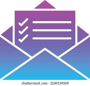 Icono de vector de correo electrónico. Se puede usar para imprimir, móviles y aplicaciones web.