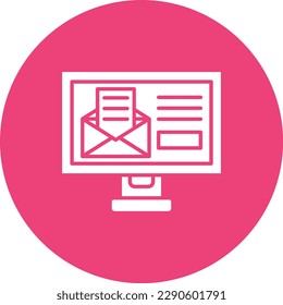 Icono de vector de correo electrónico. Se puede usar para imprimir, móviles y aplicaciones web.