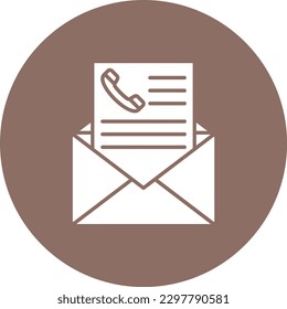 Icono de vector de correo electrónico. Se puede usar para imprimir, móviles y aplicaciones web.