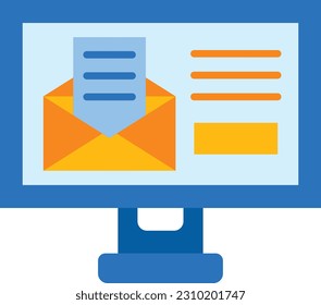 Email vector icon. Can be used for printing, mobile and web applications.