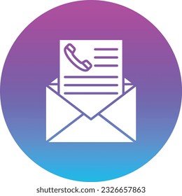 E-Mail-Vektorsymbol. Kann für Druck-, Mobil- und Web-Anwendungen verwendet werden.