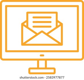 Email vector icon. Can be used for printing, mobile and web applications.