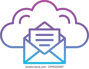 Email vector icon. Can be used for printing, mobile and web applications.