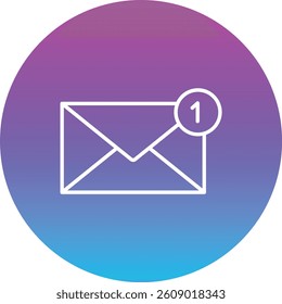 Email vector icon. Can be used for printing, mobile and web applications.