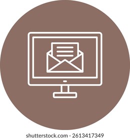 Email vector icon. Can be used for printing, mobile and web applications.