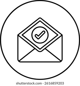 Email vector icon. Can be used for printing, mobile and web applications.