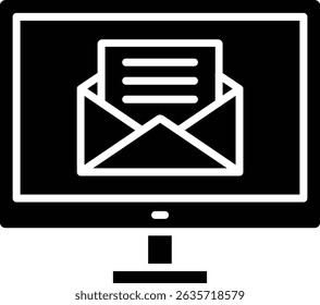 Email vector icon. Can be used for printing, mobile and web applications.