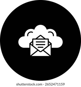 Ícone de vetor de email. Pode ser usado para impressão, aplicativos móveis e da Web.